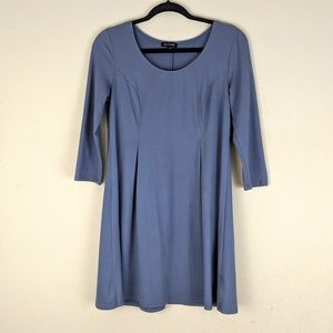 Faux Suede Gray Shift Dress Medium